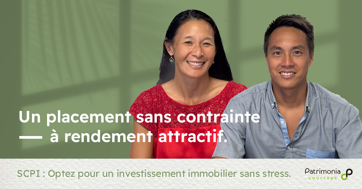 Brice et Heitiare, conseillers chez Patrimonia, société de gestion de patrimoine spécialisée en conseil stratégie patrimoniale et dans l’accompagnement de vos investissements.